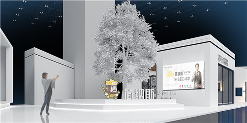 簡納斯門窗建博會展臺設(shè)計搭建