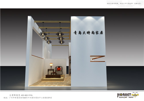 青島大時佛山用品秋季展特裝展臺設(shè)計搭建