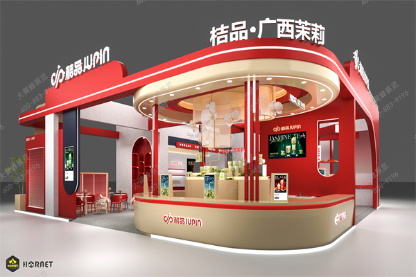 上海餐飲展-展臺(tái)設(shè)計(jì)詮釋茶飲美學(xué)新高度
