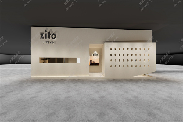 上海家具展以膠囊為靈感的展臺(tái)設(shè)計(jì)搭建案例